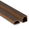 Кабель-канал ККМЭ 40×25мм (24 м) темное дерево EKF-Plast