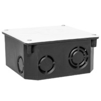 Коробка КМЭР КМТ-010-006 с крышкой для твердых стен 107х107х50 с саморезами IP20 EKF PROxima