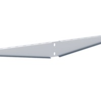 Кронштейн опорный двухсторонний 400 мм (2 мм) EKF