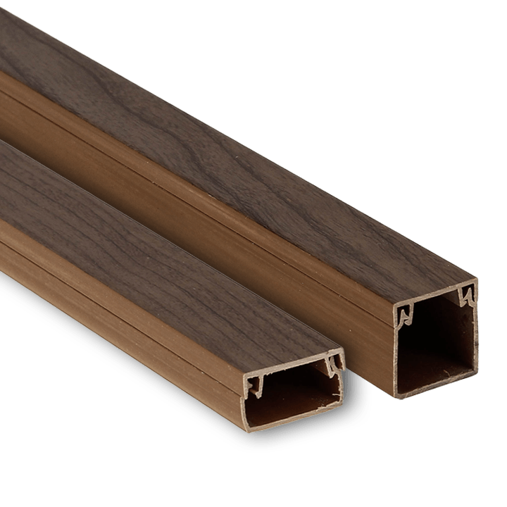 Кабель-канал ККМЭ 25x16мм (40 м) темное дерево EKF-Plast