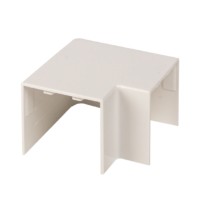 Поворот 90 гр, (40х40) (4 шт) белый EKF-Plast