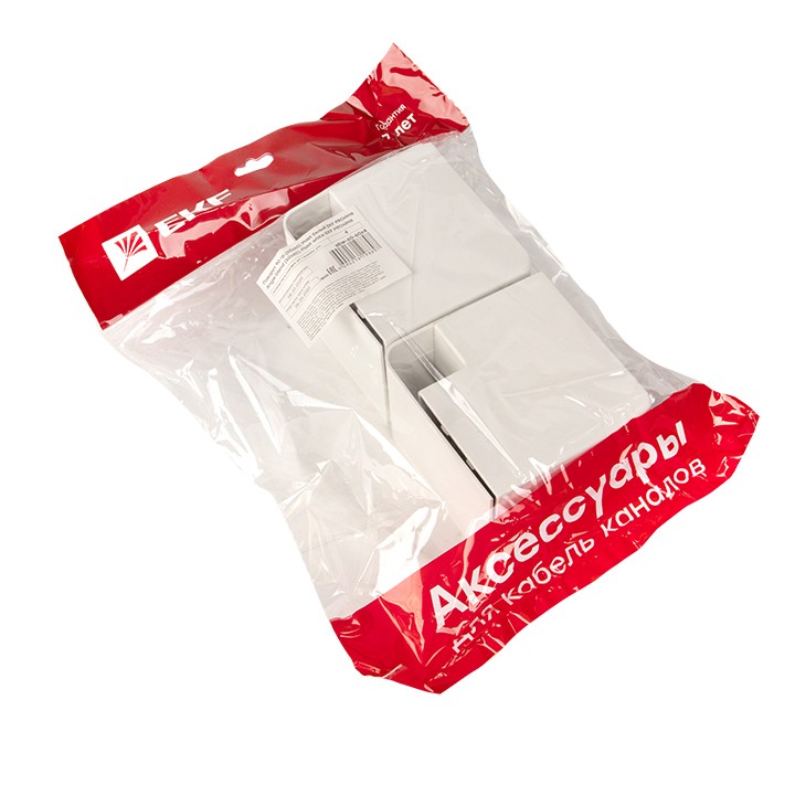 Поворот 90 гр, (60х60) (4 шт) белый EKF-Plast — изображение 2