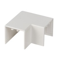 Поворот 90 гр, (25х25) (4 шт) белый EKF-Plast