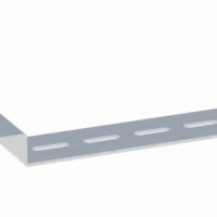 Скоба подвеса нижняя 100 мм (2 мм) (стойка настенная) EKF