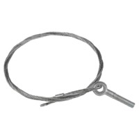 Трос стальной с рым-болтом М6 5 м (2 мм) EKF