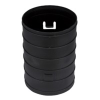 Муфта быстросъемная для двустенных труб d110 мм черная EKF-Plast