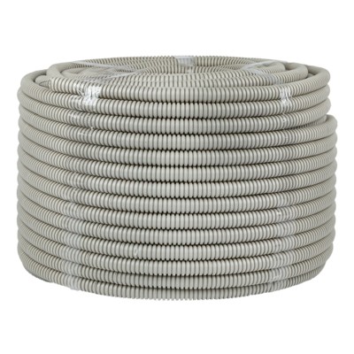 Гофротруба ПВХ для кабеля с протяжкой/зондом d16мм 100м серая EKF-Plast