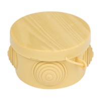 Коробка КМЭР КМР-040-038 с крышкой 65х40 4 мембранных ввода светлое дерево IP54 EKF PROxima