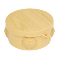 Коробка КМЭР КМР-040-039 с крышкой 85х40 4 мембранных ввода светлое дерево IP54 EKF PROxima