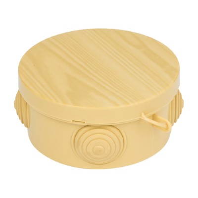 Коробка КМЭР КМР-040-039 с крышкой 85х40 4 мембранных ввода светлое дерево IP54 EKF PROxima