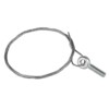 Трос стальной с рым-болтом М8 2 м (2 мм) EKF