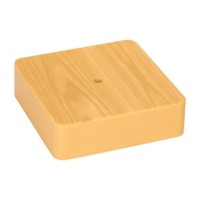 Коробка КМЭР разветвительная KMP-030-032 100х100х28 светлое дерево EKF PROxima