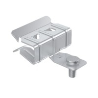 Зажим балочный 3-8 мм с отгибом и винтом М6х9 EKF PROxima