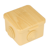 Коробка КМЭР КМР-030-036 пылевлагозащитная 4 мембранных ввода 65х65х50 светлое дерево EKF PROxima