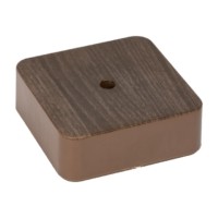 Коробка КМЭР разветвительная KMP-030-030 75х75х26 тёмное дерево EKF PROxima