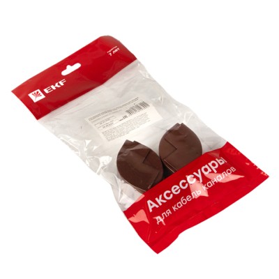 Угол внешний (25х25) (4 шт) темное дерево EKF-Plast — изображение 2