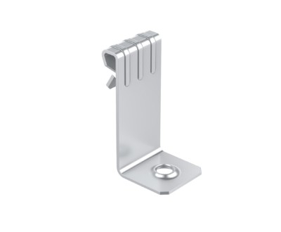 Вертикальный балочный зажим 1-5 мм с отгибом и резьбой м6 EKF