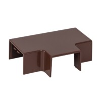 Угол T-образный (25х16) (4 шт) темное дерево EKF-Plast