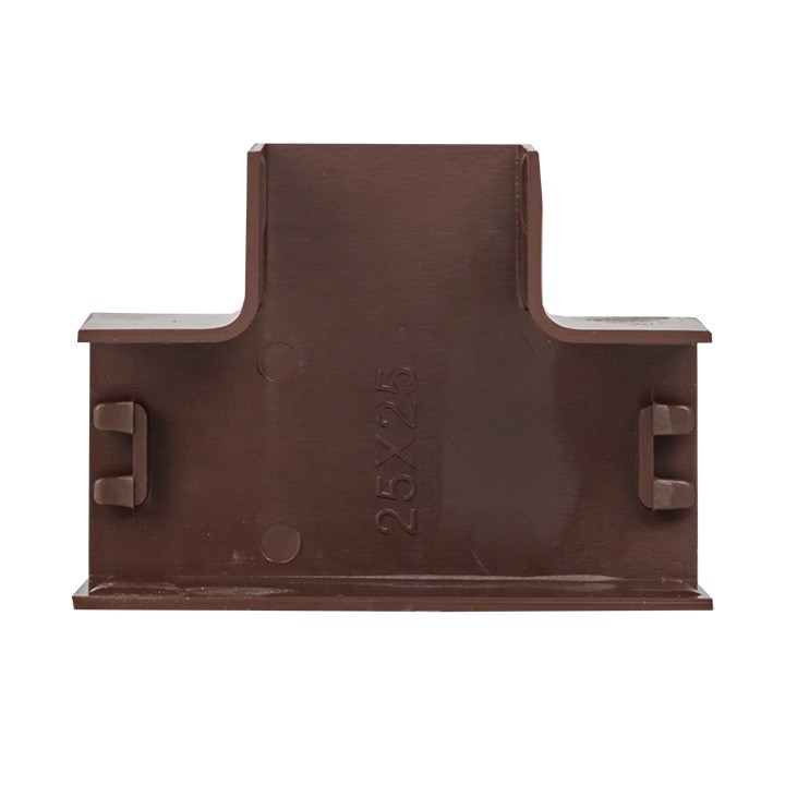 Угол T-образный (25х25) (4 шт) темное дерево EKF-Plast — изображение 3