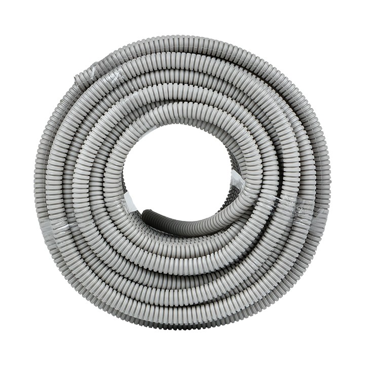 Гофротруба ПВХ для кабеля с протяжкой/зондом d16мм 50м серая EKF-Plast — изображение 2