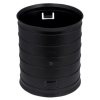 Муфта быстросъемная для двустенных труб d160 мм черная EKF-Plast