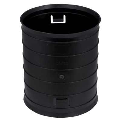 Муфта быстросъемная для двустенных труб d160 мм черная EKF-Plast