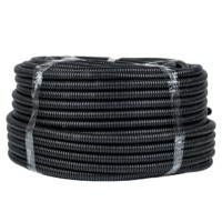 Гофротруба ПНД для кабеля с протяжкой/зондом d25мм 25м чёрная EKF-Plast