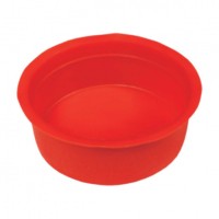 Заглушка для двустенных труб d90 мм красная EKF-Plast