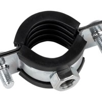 Хомут стальной 1 1/2″ (47-52 мм), с уплотнителем EKF