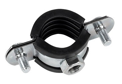 Хомут стальной 3″ (87-94 мм), с уплотнителем EKF