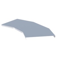 Крышка на угол 45 град, горизонтальный для лестничнго лотка 300 мм HDZ EKF