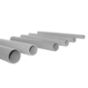 Труба гладкая ПВХ для кабеля d32 мм (3 м) (72 м/уп) серая EKF-Plast