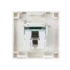 Розетка RJ45 кат, 5e, 2 модуля EKF