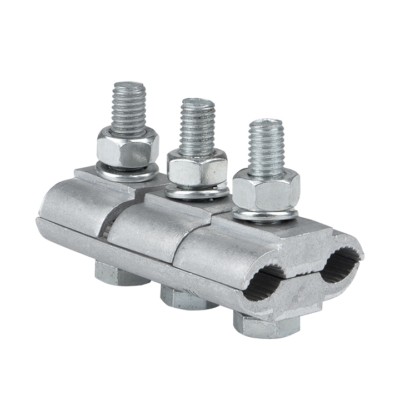 Зажим соединительный плашечный 3 болта М6 (D провода 9,6,,,11,4 мм) ПА-2-2 EKF PROxima