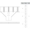 Ответвитель T-образный для лестничного лотка 80х300 мм EKF