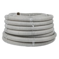 Гофротруба ПВХ для кабеля с протяжкой/зондом d32мм 25м серая EKF-Plast