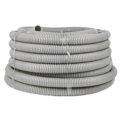 Гофротруба ПВХ для кабеля с протяжкой/зондом d32мм 25м серая EKF-Plast