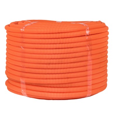 Гофротруба ПНД для кабеля с протяжкой/зондом d16мм 100м оранжевая EKF-Plast