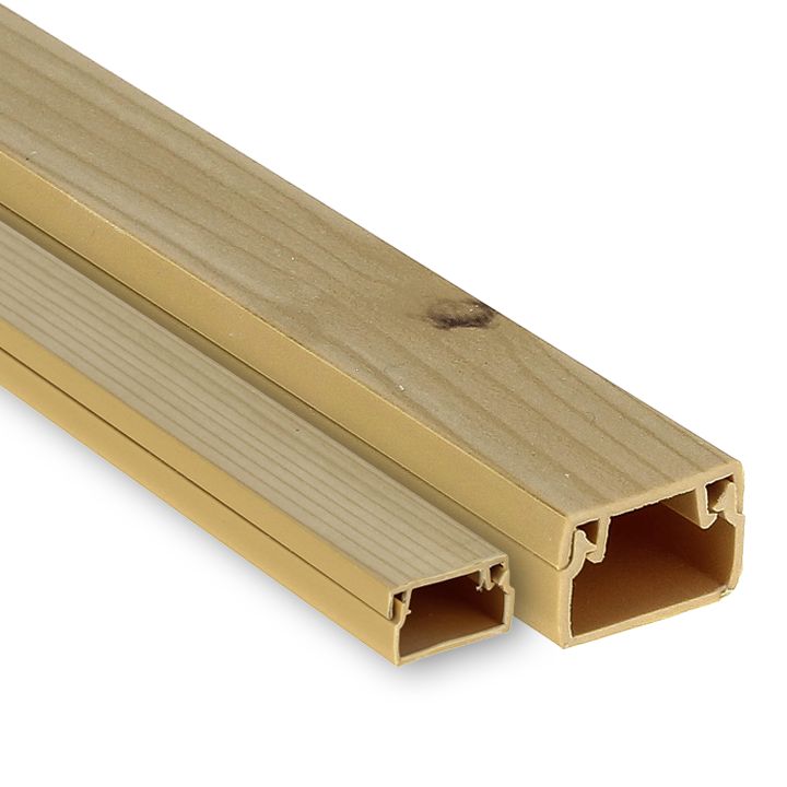 Кабель-канал ККМЭ 60x40мм (40 м) светлое дерево EKF-Plast — изображение 2