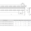 Профиль перфорированный Z-образный К239 40х60х3000 мм (2 мм) INOX EKF