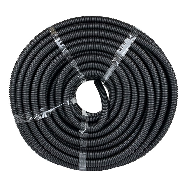 Гофротруба ПНД для кабеля с протяжкой/зондом d25мм 75м чёрная EKF-Plast — изображение 2