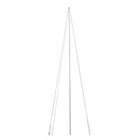 Мачта молниеприемная L=6м, D=40мм с оттяжками St EKF PROxima