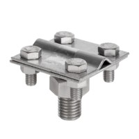 Зажим прута на штыре, пластина d(56×56)мм Ni EKF PROxima