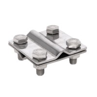 Зажим крестовидный прут-прут (пластина 57×57мм) Ni EKF PROxima