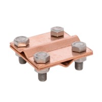 Зажим крестовидный прут-прут (пластина 57×57мм) Cu EKF PROxima
