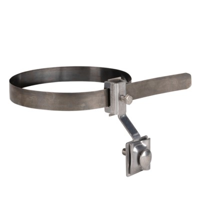 Держатель для труб универсальный D=(0-160) мм CZ, полоса нерж, сталь EKF PROxima