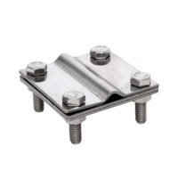 Зажим полоса 40 – прут 10 (3 пластины 70×70мм) Ni EKF PROxima