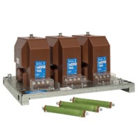 Трёхфазная группа трансформаторов напряжения НИОЛ-СТ-6-2М1-100/V3/100/V3/100/3-0,5/0,5/3Р-20ВА/20ВА/100ВА  У2