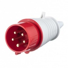 Вилка переносная 015 16А 3P+PE+N 380В IP44 ВП-102 Dekraft 26003DEK