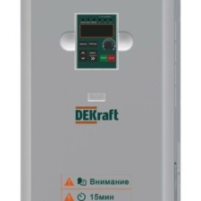 Преобразователь частоты DEKV060 15кВт 380В 3ф с торм. модулем Dekraft DEKV060G015T4B